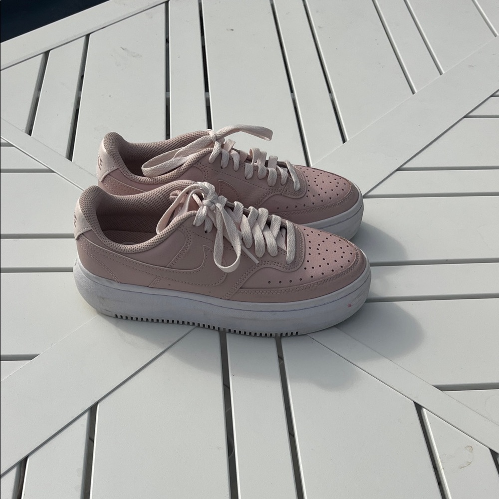 Nike Light Pink Sneakers with White Soles